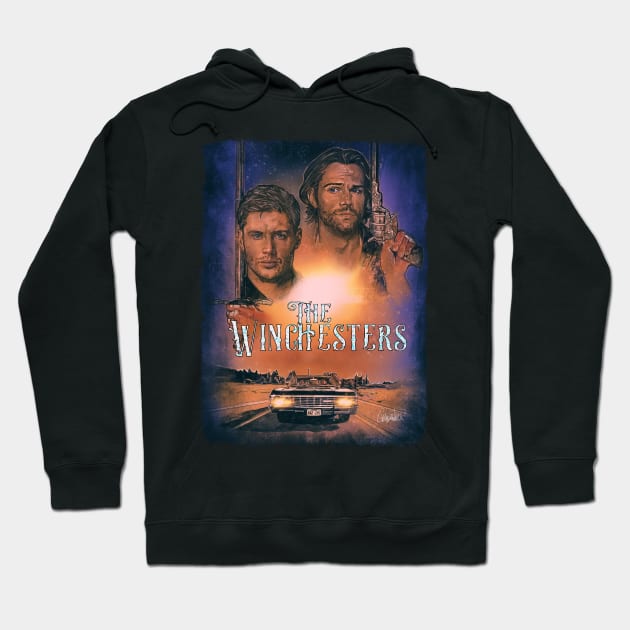 The Winchesters Hoodie by Elizachadwickart 